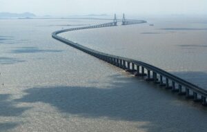 Donghai Bridge - one of the largest bridges in the world