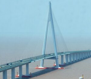 Hangzhou Bay Bridge - one of the longest bridges in the world