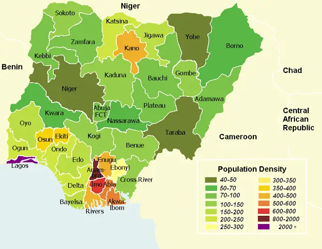 List Of States In Nigeria And Their Local Government Areas
