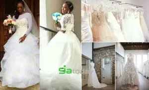 prices of wedding gowns in Nigeria