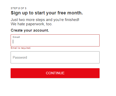 How To Sign Up For A Netflix Account