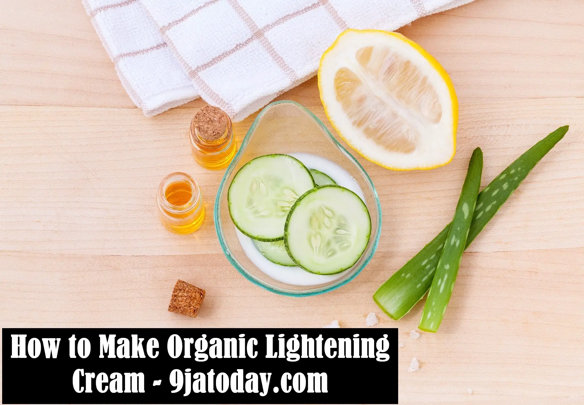 Make Organic Lightening Cream