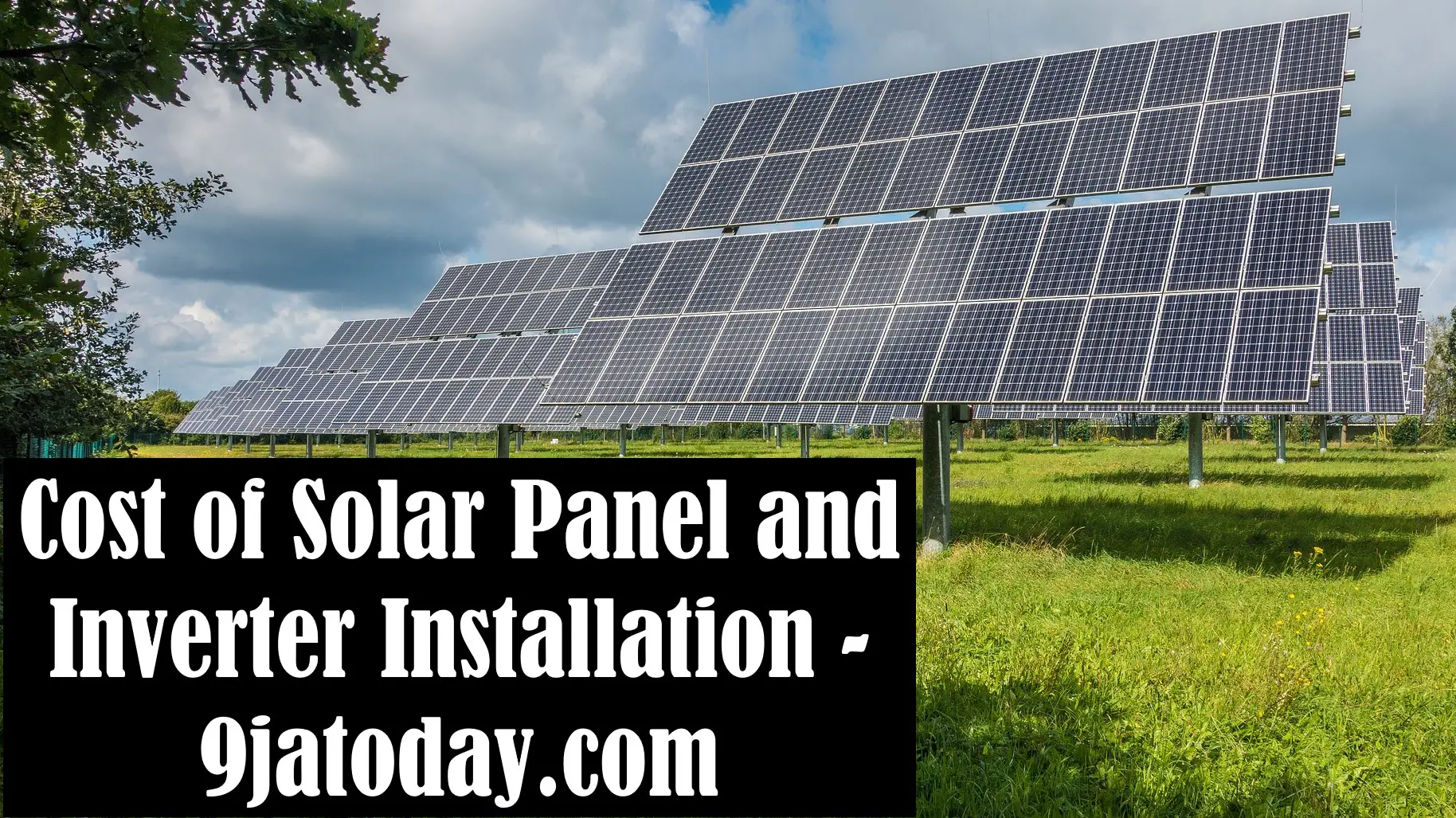 Cost of Solar Panel and Inverter Installation