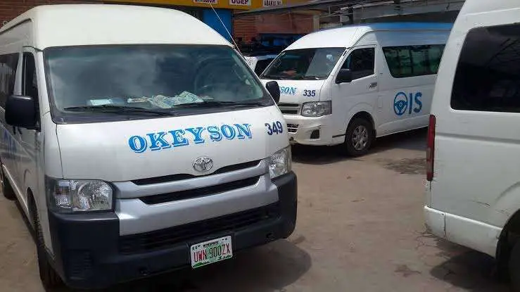Okeyson Transport Price List