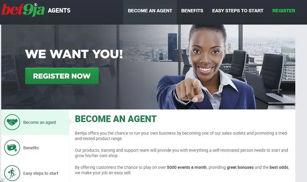 Bet9ja Agents Registration: How To Become a Bet9ja Agent in Nigeria