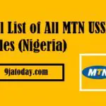 Full List of All MTN USSD Codes (Nigeria)