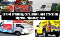 Cost of Branding Cars, Buses, and Trucks in Nigeria