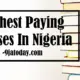 Highest Paying Courses In Nigeria