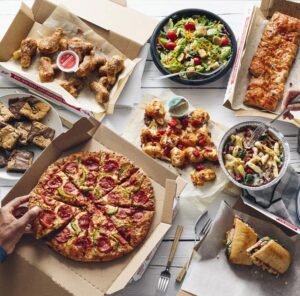 Domino's Pizza price list and menu