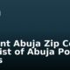 Current Abuja Zip Codes: Full List of Abuja Postal Codes