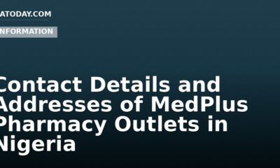 Contact Details and Addresses of MedPlus Pharmacy Outlets in Nigeria