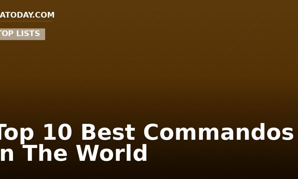 Top 10 Best Commandos in The World