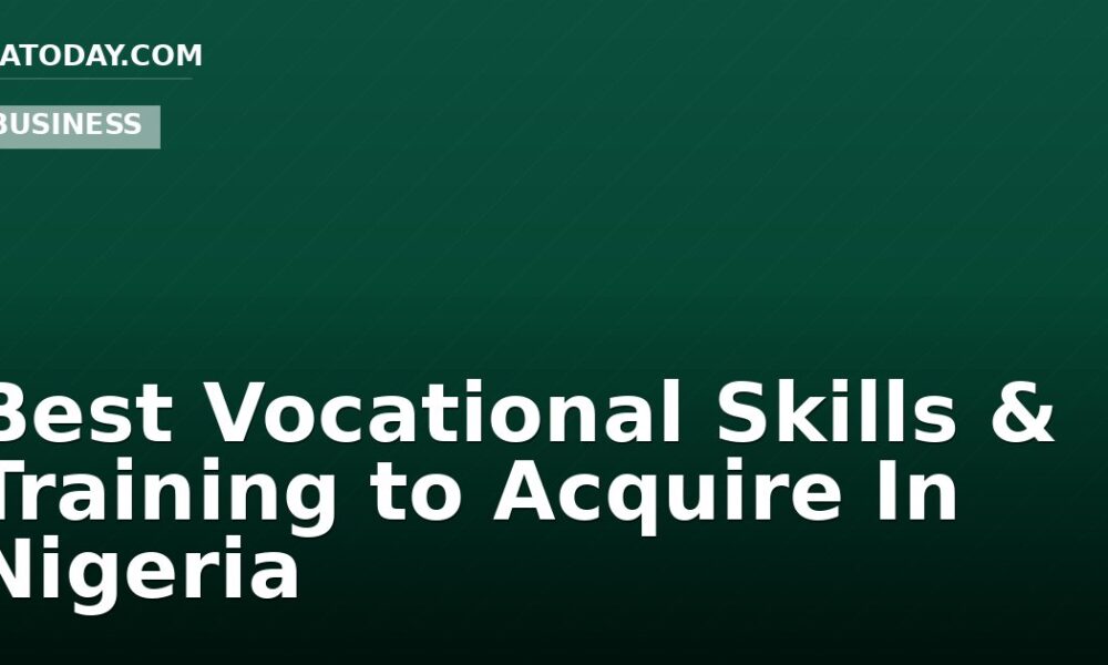 Best Vocational Skills & Training to Acquire In Nigeria