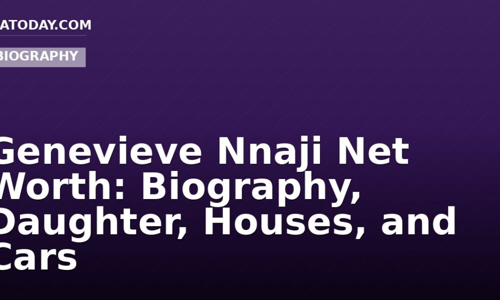 Genevieve Nnaji Net Worth: Biography, Daughter, Houses, and Cars
