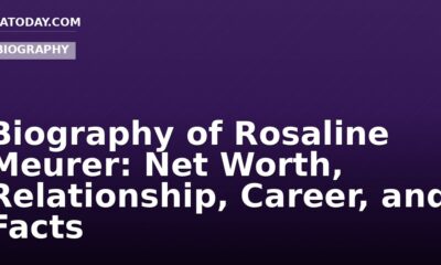 Biography of Rosaline Meurer: Net Worth, Relationship, Career, and Facts