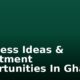 Business Ideas & Investment Opportunities In Ghana