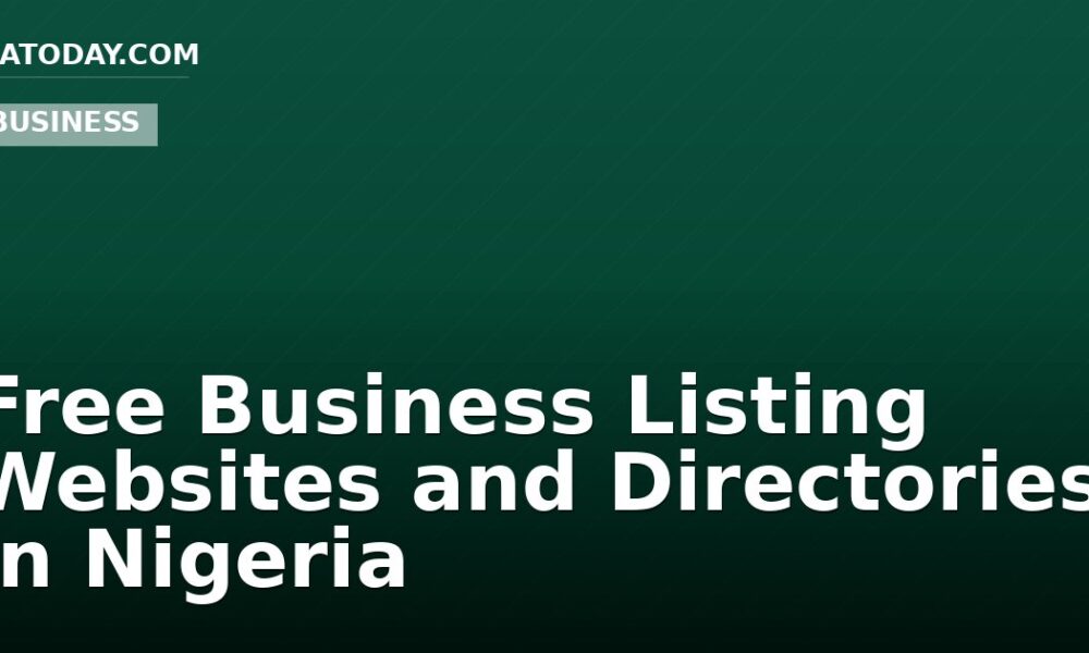 Free Business Listing Websites and Directories in Nigeria