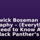 Chadwick Boseman Biography – (Everything You Need to Know About the Black Panther’s Actor)