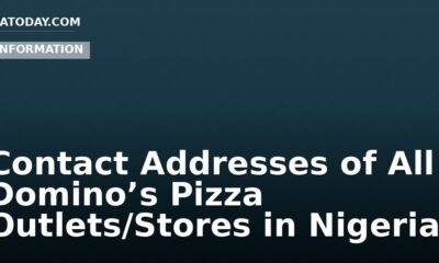 Contact Addresses of All Domino’s Pizza Outlets/Stores in Nigeria