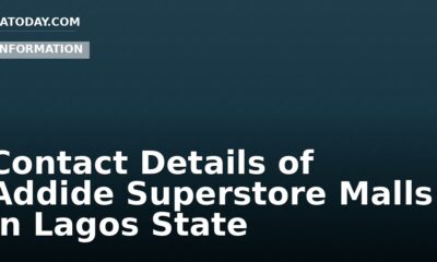 Contact Details of Addide Superstore Malls in Lagos State