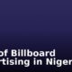 Cost of Billboard Advertising in Nigeria