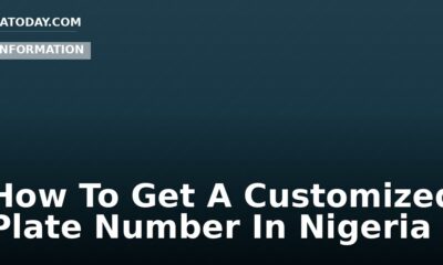 How To Get A Customized Plate Number In Nigeria