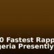 Top 10 Fastest Rappers in Nigeria Presently