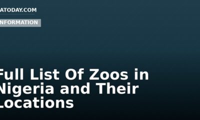Full List Of Zoos in Nigeria and Their Locations