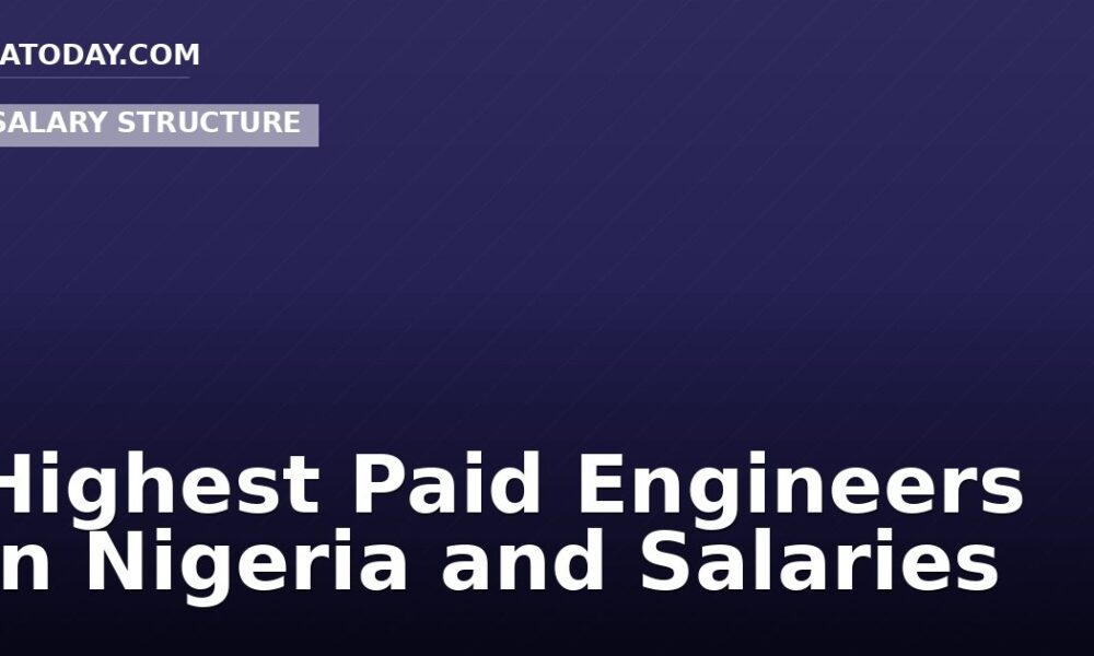 Highest Paid Engineers in Nigeria and Salaries