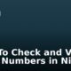 How To Check and Verify Plate Numbers in Nigeria