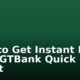 How to Get Instant Loan from GTBank Quick Credit