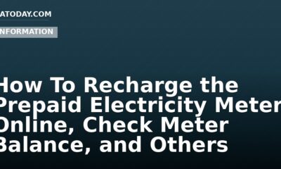 How To Recharge the Prepaid Electricity Meter Online, Check Meter Balance, and Others