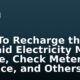 How To Recharge the Prepaid Electricity Meter Online, Check Meter Balance, and Others