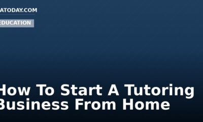How To Start A Tutoring Business From Home