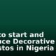 How to start and Produce Decorative Asbestos in Nigeria
