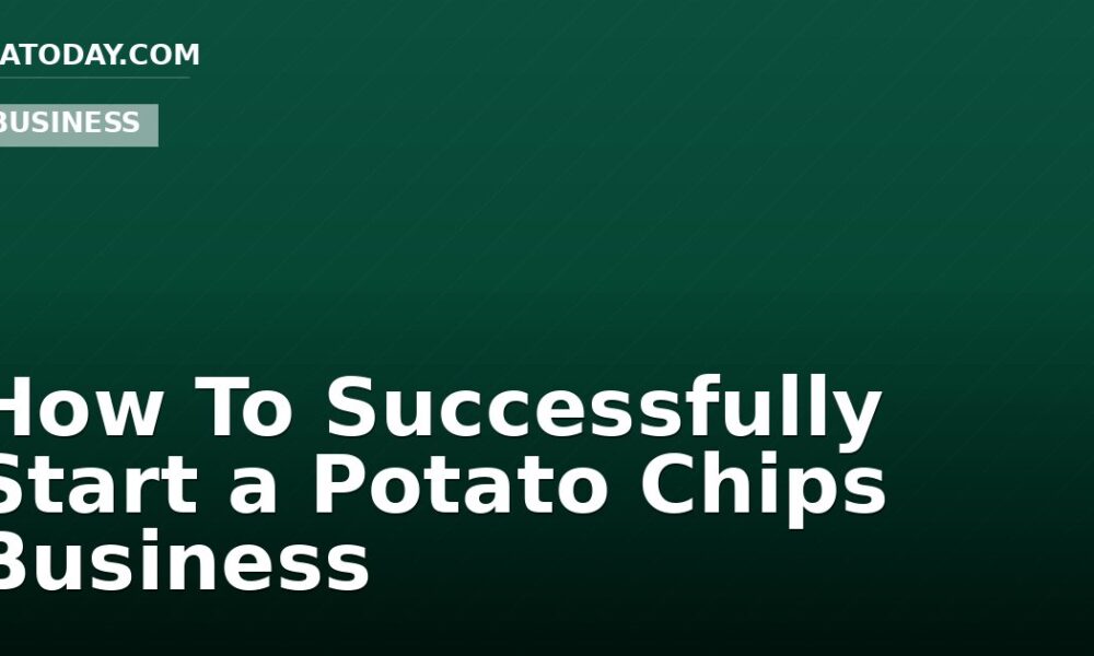How To Successfully Start a Potato Chips Business