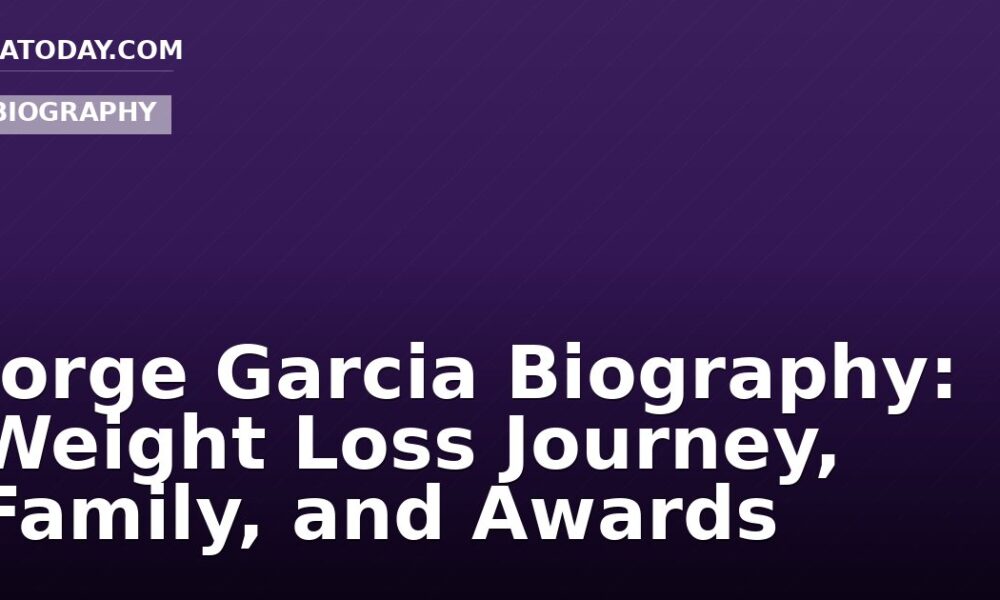 Jorge Garcia Biography: Weight Loss Journey, Family, and Awards