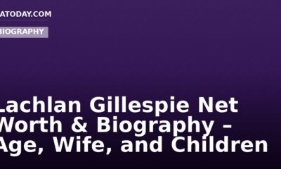 Lachlan Gillespie Net Worth & Biography – Age, Wife, and Children