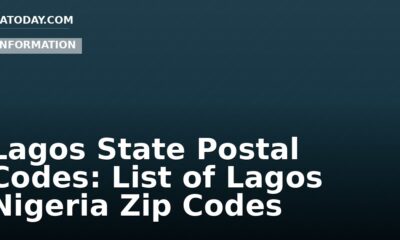 Lagos State Postal Codes: List of Lagos Nigeria Zip Codes