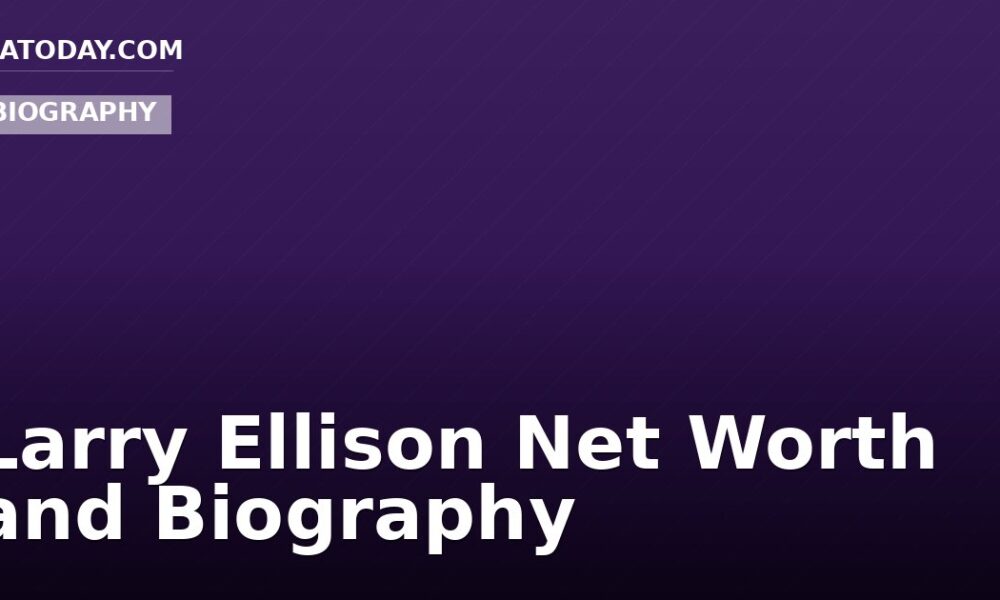 Larry Ellison Net Worth and Biography