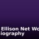 Larry Ellison Net Worth and Biography