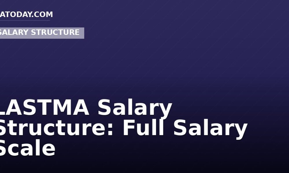 LASTMA Salary Structure: Full Salary Scale