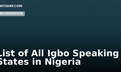 List of All Igbo Speaking States in Nigeria