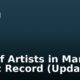 List of Artists in Marlian Music Record (Updated)