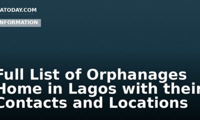 Full List of Orphanages Home in Lagos with their Contacts and Locations