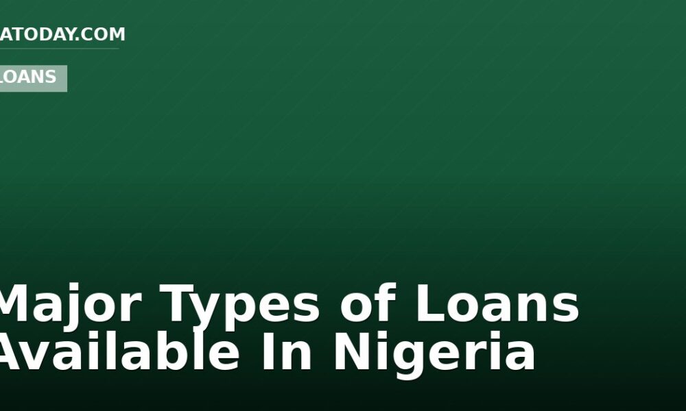 Major Types of Loans Available In Nigeria
