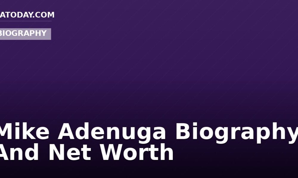 Mike Adenuga Biography And Net Worth