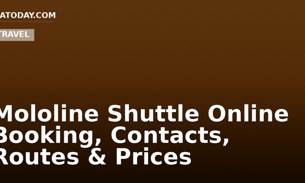 Mololine Shuttle Online Booking, Contacts, Routes & Prices