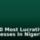 Top 10 Most Lucrative Businesses In Nigeria