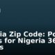Nigeria Zip Code: Postal Codes for Nigeria 36 States